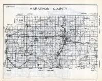 Marathon County Map, Wisconsin State Atlas 1933c